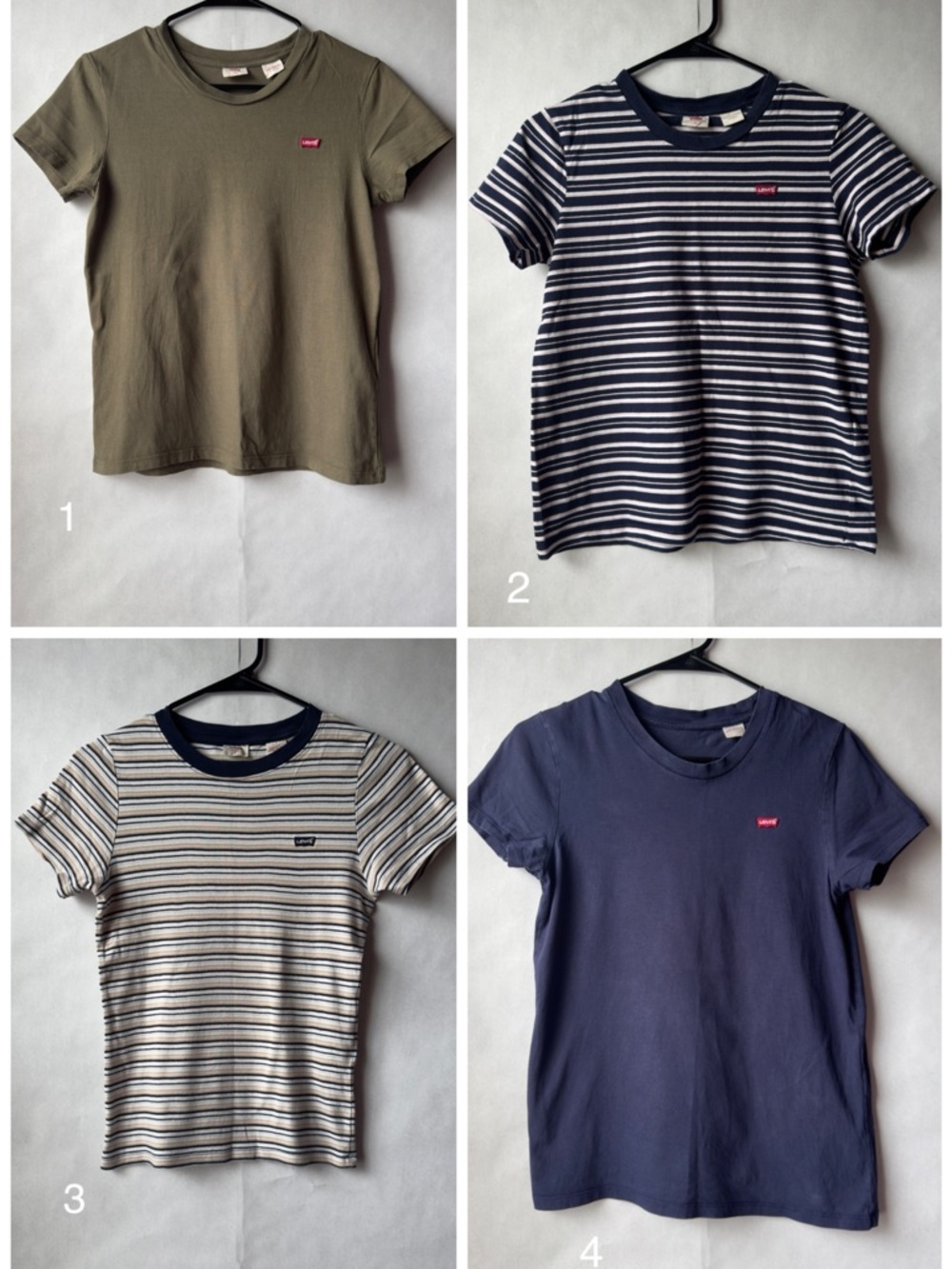Set of 4 Levi’s short-sleeve T-shirts – perfect for summer